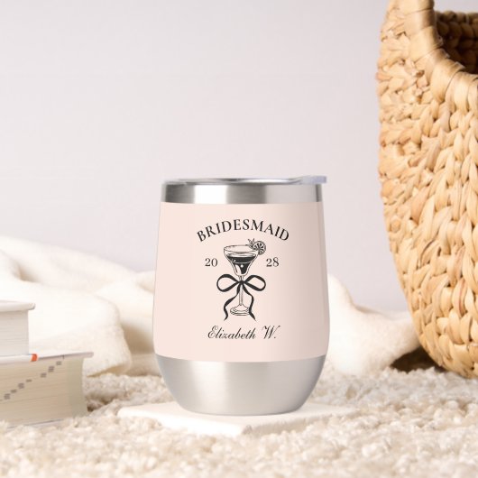 Custom Bachelorette Party Bruidsmeisje Wijn Tumble (Woonkamer)