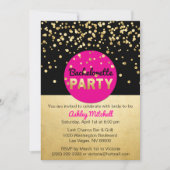 Custom Bachelorette Party Invitations Sjablonen Kaart (Voorkant)