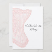 Custom Bachelorette Party Uitnodigen Kaart (Voorkant)