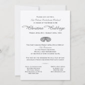 Custom Bachelorette Party Uitnodigen Kaart (Achterkant)