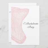 Custom Bachelorette Party Uitnodigen Kaart (Voorkant / Achterkant)