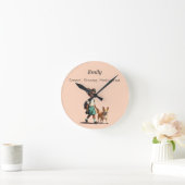 Custom Back to School Wall Clock Ronde Klok (Huis)