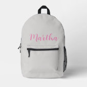 Custom backpack, personalized school bags  bedrukte rugzak (Voorkant)