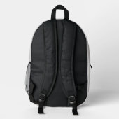 Custom backpack, personalized school bags  bedrukte rugzak (Achterkant)