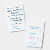 Custom Badge | Create Your Own Logo (Voor- en achterkant)