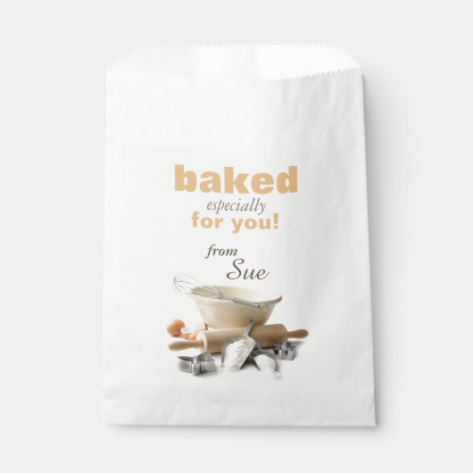 Custom Baked Speciaal voor U Cookie Tassen Bedankzakje (Voorkant)