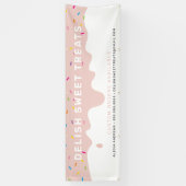 CUSTOM Baker Frosting Drip kleur strooit blush Spandoek (Verticaal)