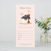 Custom Bakery Gift Certificate (Staand voorkant)
