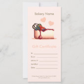 Custom Bakery Gift Certificate  (Voorkant)