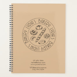 Custom Bakery Logo Planne Planner
