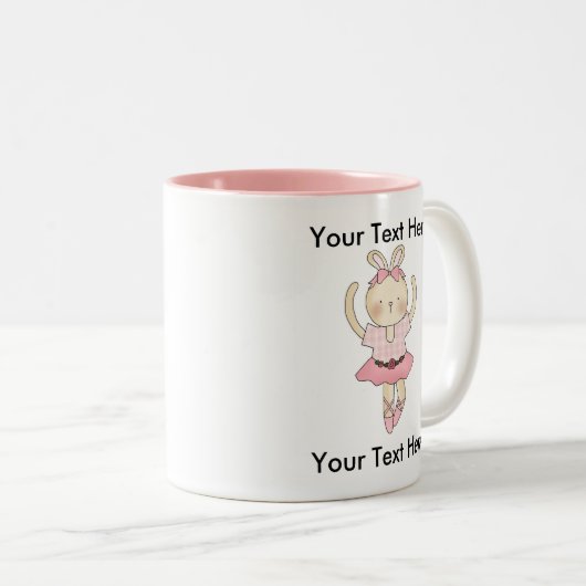 Custom Ballerina Bunny Mok -  (Voorkant rechts)