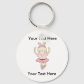 Custom Ballerina Bunny Sleutelhanger (Voorkant)