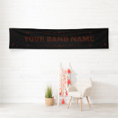 Custom Band Merch Country Westerne Rock Music Gig Spandoek (Insitu)