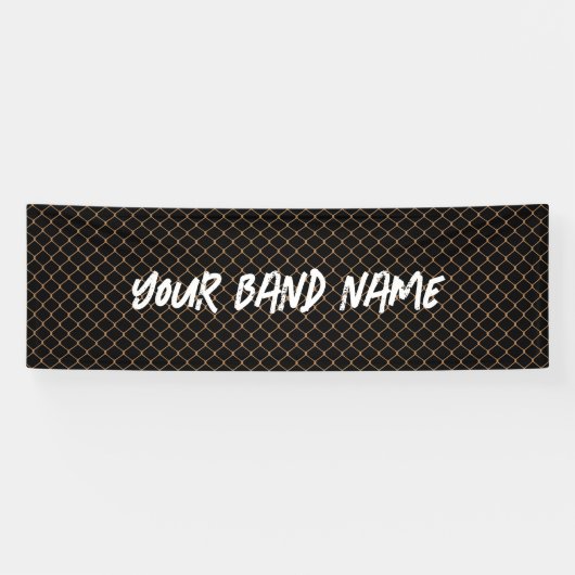 Custom Band Merch DJ Rock Show Music Gig Banner (Horizontaal)