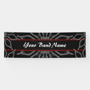 Custom Band Merch DJ Rock Show Music Gig Banner