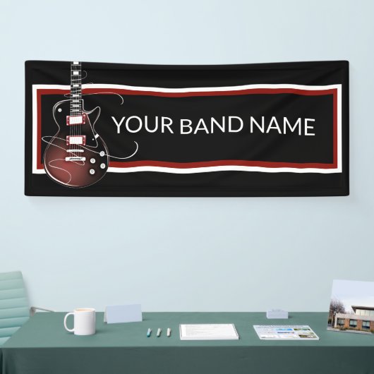 Custom Band Merch Guitar Rock Music Concert Gig Spandoek (Beurs)