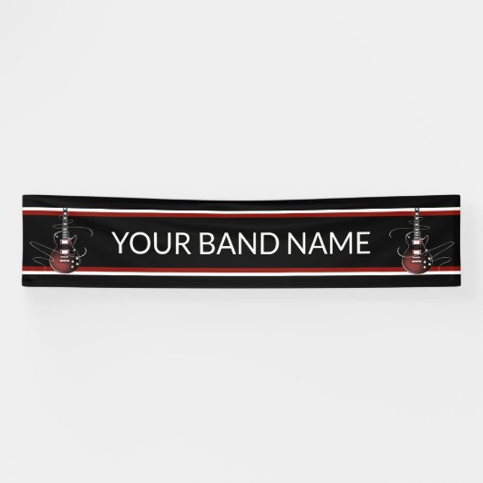 Custom Band Merch Guitar Rock Music Festival Gig Spandoek (Horizontaal)