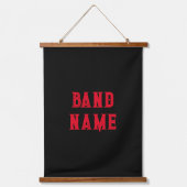 Custom Band Merch Hangend Wandkleed (Voorkant)