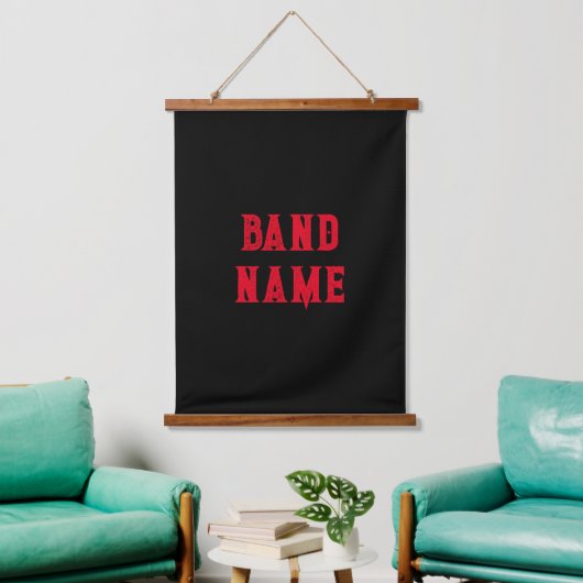 Custom Band Merch Hangend Wandkleed (Woonkamer)