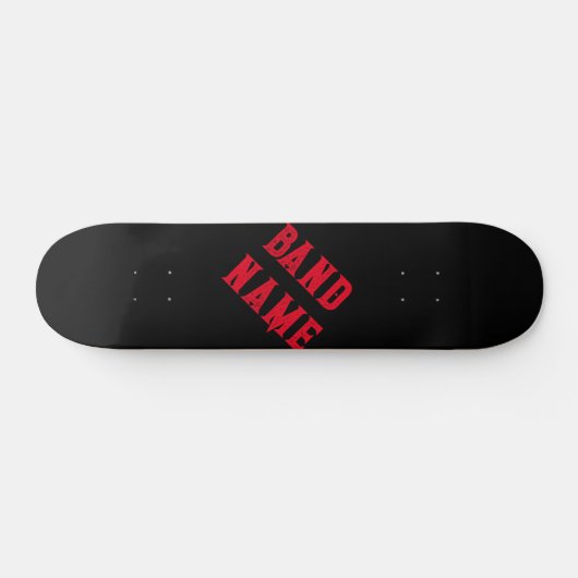 Custom Band Merch Persoonlijk Skateboard (Horizontaal)