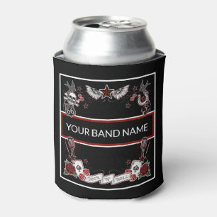 Custom Band Merch Rockabilly Rock & Roll Music Blikjeskoeler