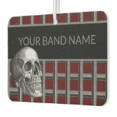 Custom Band Merch Rocker Skull Rock & Roll Music Luchtverfrisser (Links)