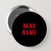 Custom Band Merch Ronde Button 4,0 Cm (Voorkant /achterkant)