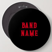Custom Band Merch Ronde Button 6,0 Cm (Voorkant /achterkant)