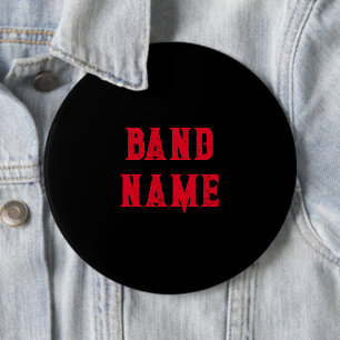 Custom Band Merch Ronde Button 6,0 Cm