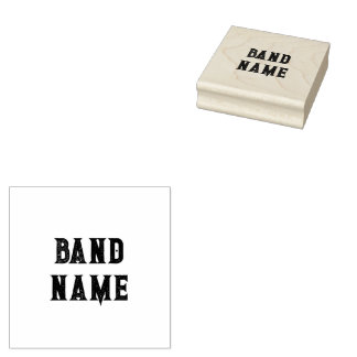 Custom Band Merch Rubberstempel