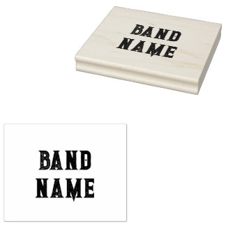 Custom Band Merch Rubberstempel