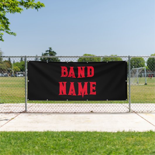 Custom Band Merch Spandoek (Insitu)