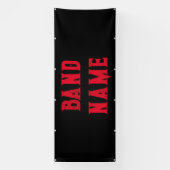 Custom Band Merch Spandoek (Verticaal)