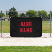Custom Band Merch Spandoek (Insitu)