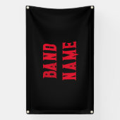 Custom Band Merch Spandoek (Verticaal)