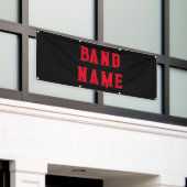 Custom Band Merch Spandoek (Buitenkant Gebouw)