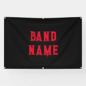Custom Band Merch Spandoek (Horizontaal)