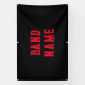 Custom Band Merch Spandoek (Verticaal)