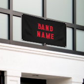 Custom Band Merch Spandoek (Buitenkant Gebouw)
