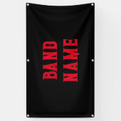 Custom Band Merch Spandoek (Verticaal)