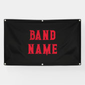 Custom Band Merch Spandoek (Horizontaal)