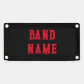 Custom Band Merch Spandoek (Horizontaal)