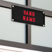 Custom Band Merch Spandoek (Buitenkant Gebouw)