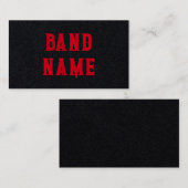 Custom Band Merch Visitekaartje (Voorkant / Achterkant)