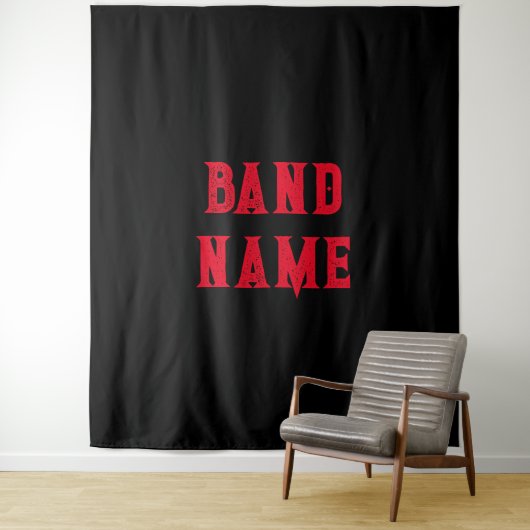 Custom Band Merch Wandkleed (In situ)