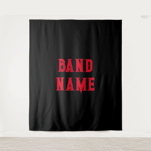 Custom Band Merch Wandkleed (Voorkant)