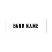 Custom Band Merch Zelfinktende Stempel (Design)