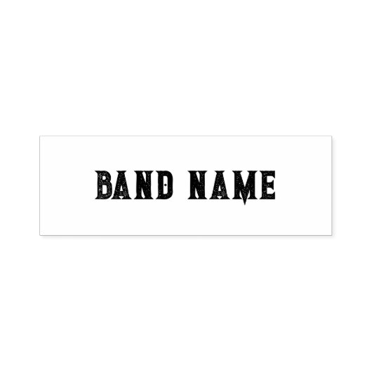 Custom Band Merch Zelfinktende Stempel (Design)