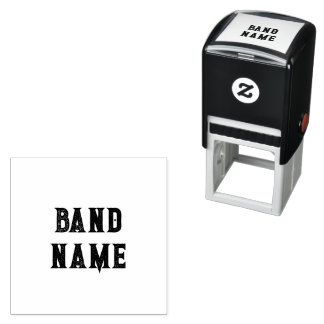 Custom Band Merch Zelfinktende Stempel
