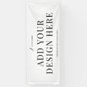 Custom Banner Printing Outdoor & Indoor Signage (Verticaal)